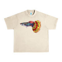 Sandshell Guppy Fish Urban Heavy Tee - LillyAllenDesigns