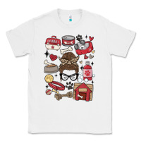 White can't talk right now i'm busy doing dog mom Classic Tee - MaliasSmallBusiness