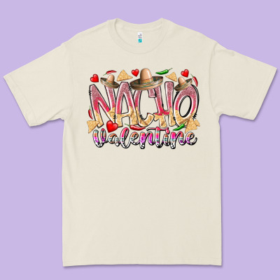 Nacho Valentine Premium Tee Designed By Racoondesign