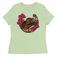 Matcha western serape horseshoe Ladies Tee - RanaPortraitStore