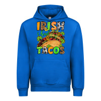 Cobalt St. Patrick's Irish i had tacos Urban Hoodie - OliviaCreatesArt