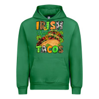 Emerald St. Patrick's Irish i had tacos Urban Hoodie - OliviaCreatesArt
