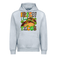 Heather Grey St. Patrick's Irish i had tacos Urban Hoodie - OliviaCreatesArt