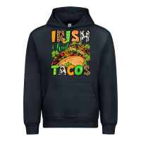 Navy St. Patrick's Irish i had tacos Urban Hoodie - OliviaCreatesArt