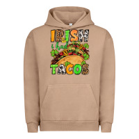 Pigment Burro St. Patrick's Irish i had tacos Urban Hoodie - OliviaCreatesArt