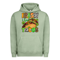 Pigment Oil Green St. Patrick's Irish i had tacos Urban Hoodie - OliviaCreatesArt
