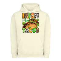 Pigment Pistachio St. Patrick's Irish i had tacos Urban Hoodie - OliviaCreatesArt
