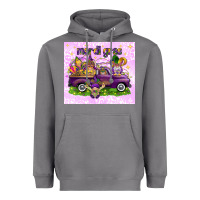 Storm Mardi Gras with gnomes Heavyweight Hoodie - NancyCooperArtShop