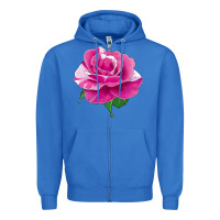 True Royal Parade Day Rose Zipper Hoodie - LillyAllenDesigns