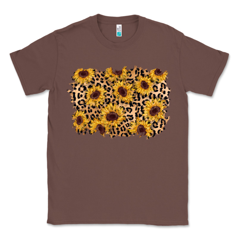 Sunflower Leopard Background Classic Tee by AdoDesignShop | Teevron