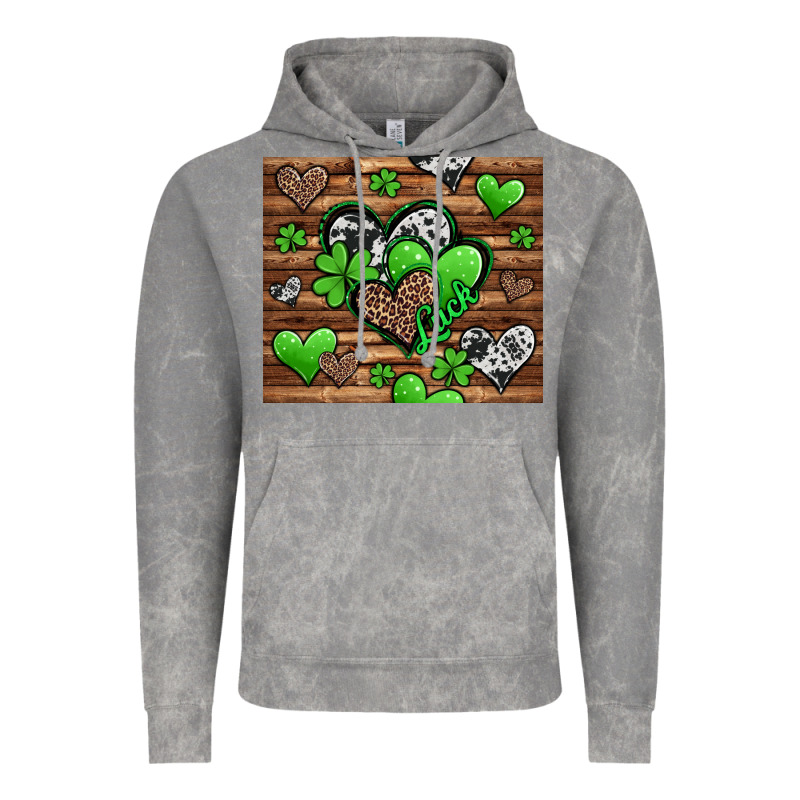 St. Patrick's Day Hearts Vintage Hoodie by Jasminsmagicworld | Teevron