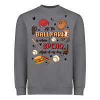 Storm at the ballpark is where i spend most of my day Heavyweight Sweatshirt - MaliasSmallBusiness