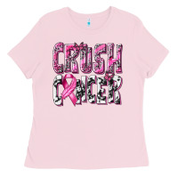 Bubblegum Pink Crush Cancer Ladies Tee - texasbilliewilder