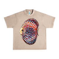 French Oak Discus Fish Urban Heavy Tee - LillyAllenDesigns