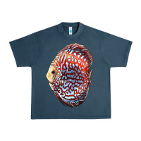 Midnight Navy Discus Fish Urban Heavy Tee - LillyAllenDesigns