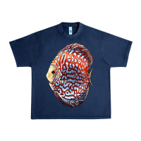 Navy Discus Fish Urban Heavy Tee - LillyAllenDesigns