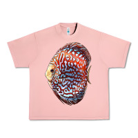 Salmon Discus Fish Urban Heavy Tee - LillyAllenDesigns