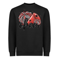 Black cheer Heavyweight Sweatshirt - MaliasSmallBusiness