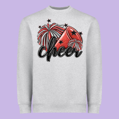 Cheer Heavyweight Sweatshirt Designed By Maliassmallbusiness
