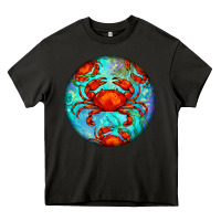 Asphalt crab Heavy Core Tee - BarkalooDesign