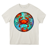 Cream crab Heavy Core Tee - BarkalooDesign