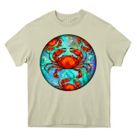 Mossy crab Heavy Core Tee - BarkalooDesign