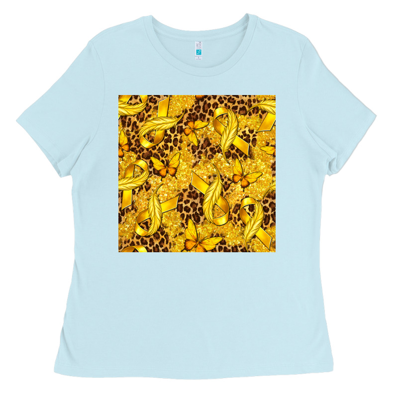 Childhood Cancer Butterfly Ladies Tee by texasbilliewilder | Teevron