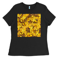 Black Childhood Cancer Butterfly Ladies Tee - texasbilliewilder