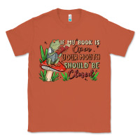 If My Book Is Open Your Mouth Should Be Closed Malia Classic Tee | Teevron