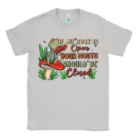Moon Dust if my book is open your mouth should be closed malia Classic Tee - MaliasSmallBusiness