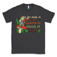 Smoke if my book is open your mouth should be closed malia Classic Tee - MaliasSmallBusiness