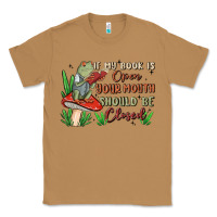 Toasted Coconut if my book is open your mouth should be closed malia Classic Tee - MaliasSmallBusiness