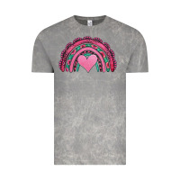 Cloud Rock valentines day pink gemstones rainbow Vintage Tee - Jasminsmagicworld