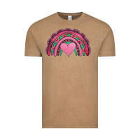 Vintage Coffee valentines day pink gemstones rainbow Vintage Tee - Jasminsmagicworld