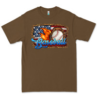 Cacao western american flag baseball Premium Tee - HRA Design Shop