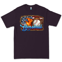 Plum western american flag baseball Premium Tee - HRA Design Shop