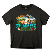 Asphalt hello summer Heavy Core Tee - SublimationCraftShop