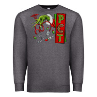 Charcoal Heather Christmas Character Nurse Premium Sweatshirt - NancyCooperArtShop