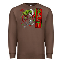 Chestnut Christmas Character Nurse Premium Sweatshirt - NancyCooperArtShop