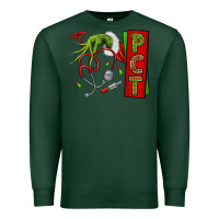 Sports Green Christmas Character Nurse Premium Sweatshirt - NancyCooperArtShop