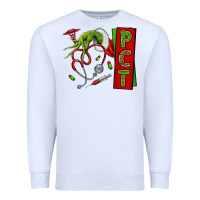 White Christmas Character Nurse Premium Sweatshirt - NancyCooperArtShop