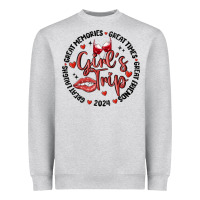 Heather Grey girl's trip Heavyweight Sweatshirt - MaliasSmallBusiness