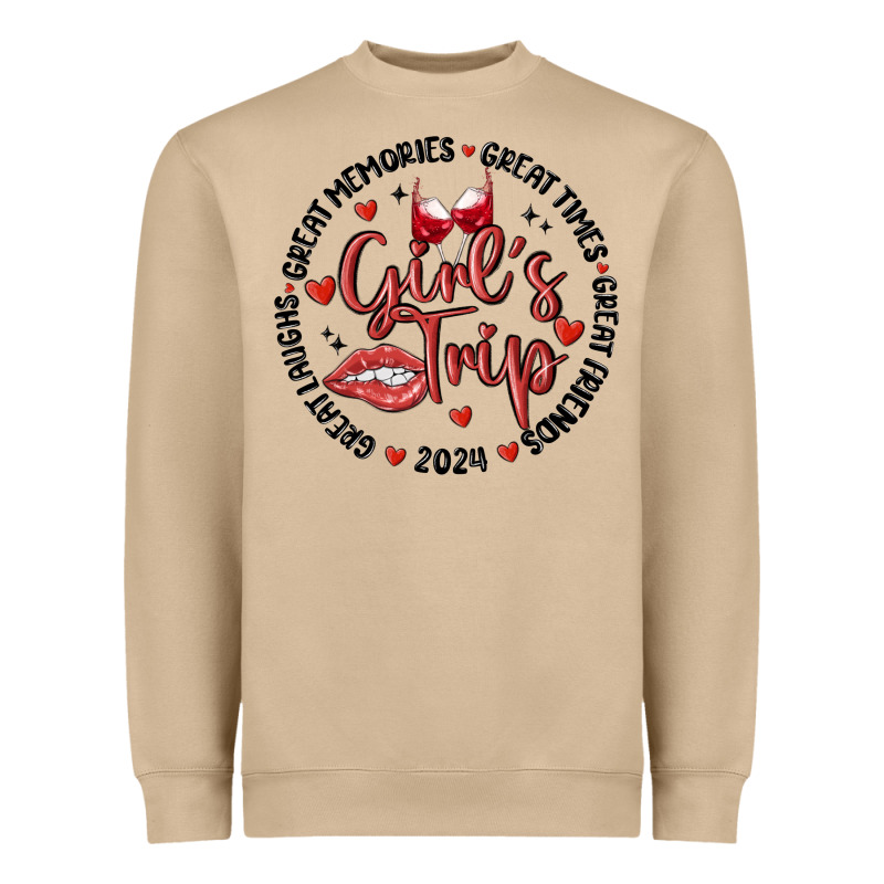 Girl's Trip Heavyweight Sweatshirt by MaliasSmallBusiness | Teevron