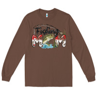 Chestnut fishing mom Long Sleeve Tee - MaliasSmallBusiness