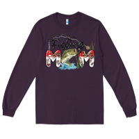 Plum fishing mom Long Sleeve Tee - MaliasSmallBusiness