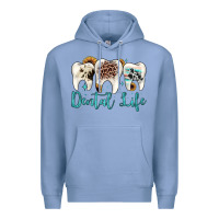 Colony Blue dental life Premium Hoodie - JahusDesignShop
