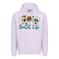 Lilac dental life Premium Hoodie - JahusDesignShop