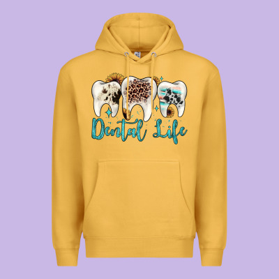 Dental Life Premium Hoodie Designed By Jahusdesignshop