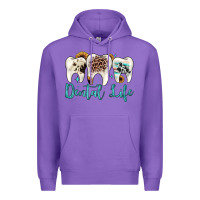 Purple dental life Premium Hoodie - JahusDesignShop