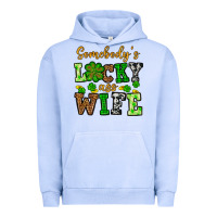 Pigment Grape Ice St. Patrick's Somebody’s lucky ass wife Urban Hoodie - OliviaCreatesArt